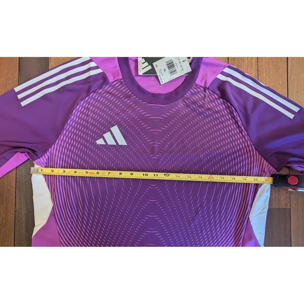 Adidas Tiro 25 Pro GK Soccer Goalkeeper Jersey JP4375 Purple Mens XL